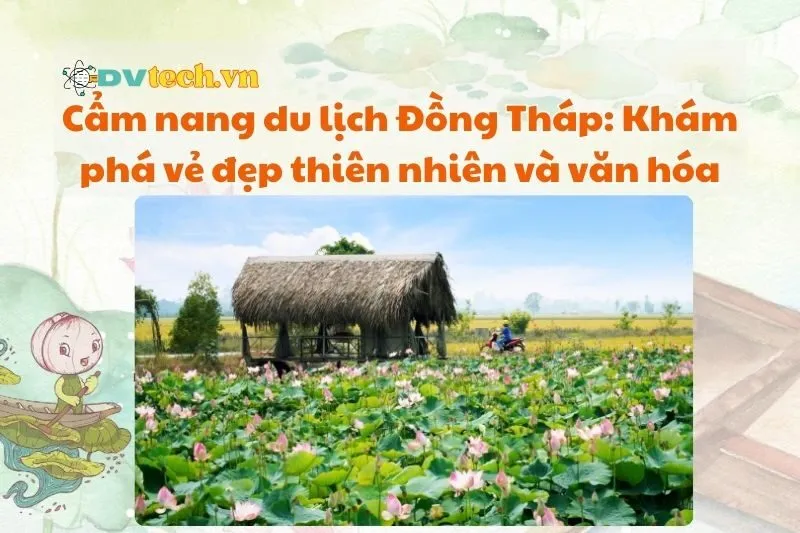 Cẩm nang du lịch Đồng Tháp 2025: Khám phá vẻ đẹp thiên nhiên và văn hóa