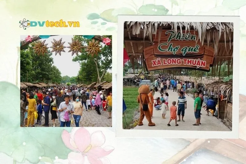 Chợ quê Long Thuận