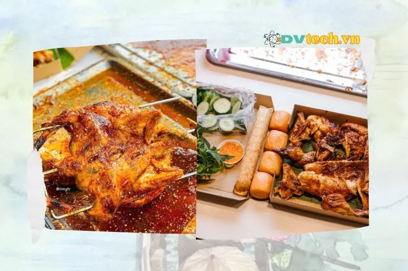 Gà quay 217 – gà nướng Đồng Tháp