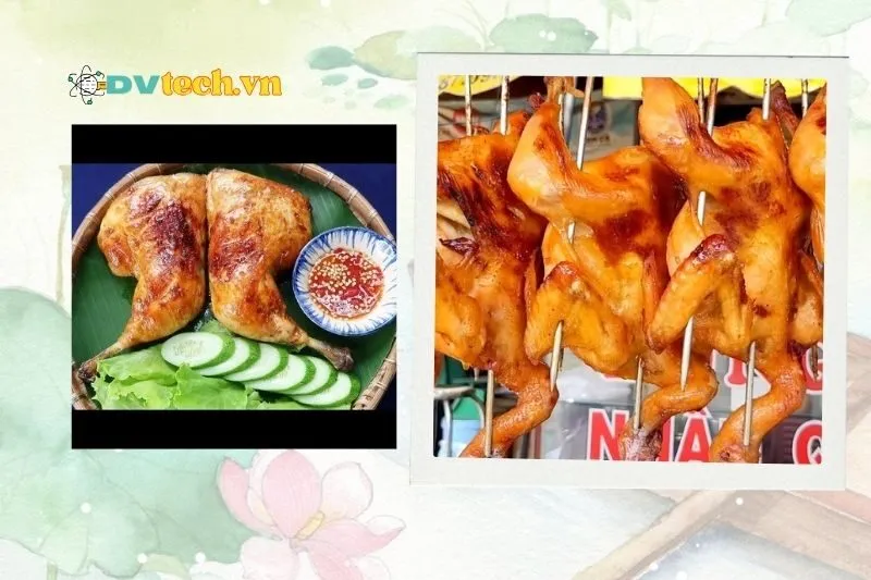 Gà Quay Dương – gà nướng Đồng Tháp