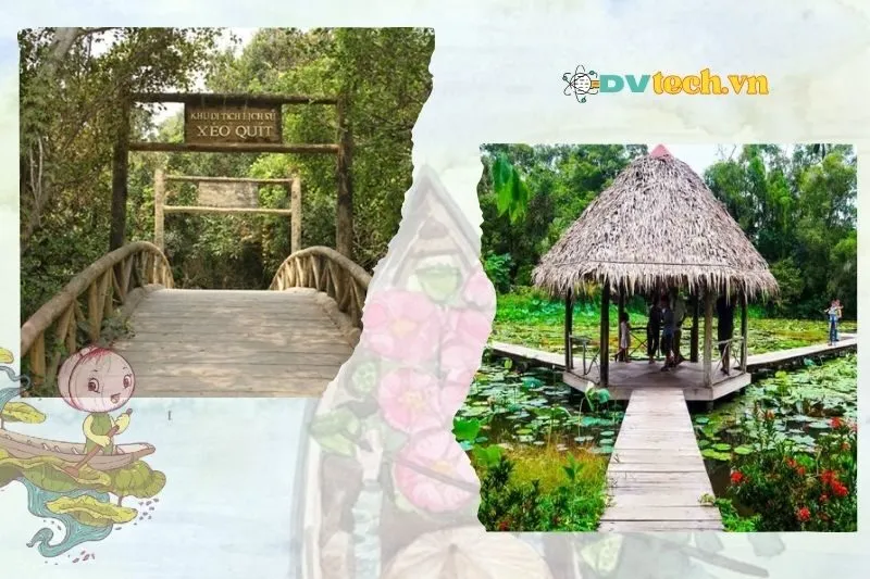 Khu di tích Xẻo Quýt – Lịch sử kết hợp sinh thái