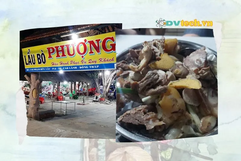 Lẩu bò Phượng (TP. Cao Lãnh)