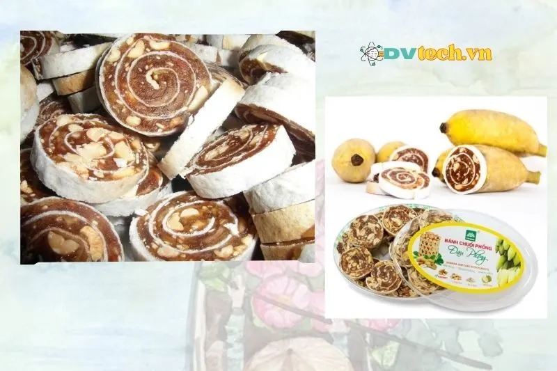 Mứt Chuối Phồng Tư Bông