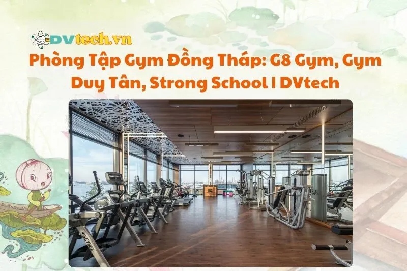 Phòng Tập Gym Đồng Tháp 2025: G8 Gym, Gym Duy Tân, Strong School | DVtech