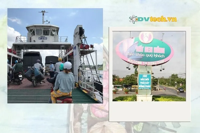 Phương tiện và cách di chuyển đến Đồng Tháp