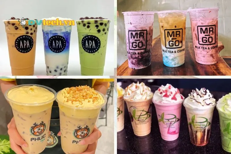 Top 12 Quán Trà Sữa Cực Gây Nghiện