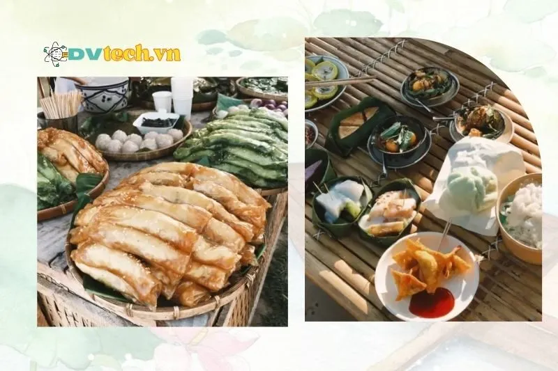 Ẩm thực đặc sắc tại Chợ Chiếu Định Yên