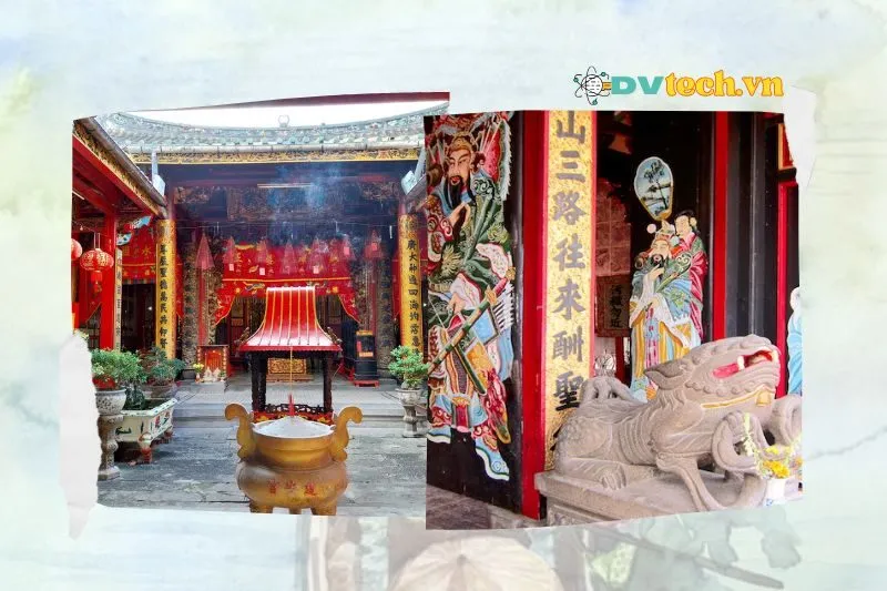 Các yếu tố nội thất và không gian tâm linh bên trong