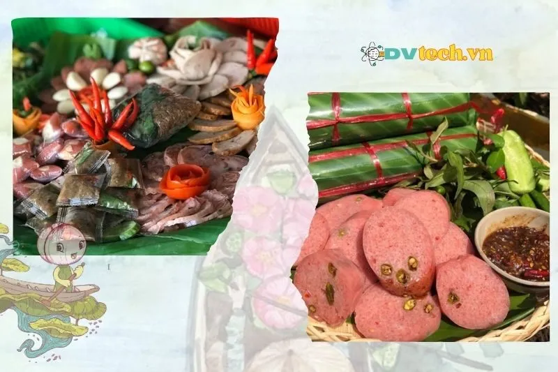 Cách thưởng thức nem chua Lai Vung Đồng Tháp