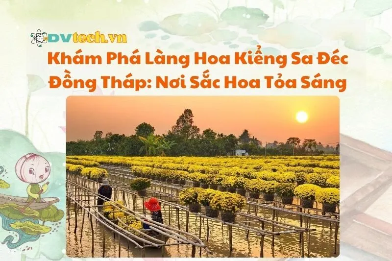 Khám Phá Làng Hoa Kiểng Sa Đéc Đồng Tháp: Nơi Sắc Hoa Tỏa Sáng