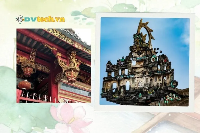 Kiến trúc độc đáo và nghệ thuật tại Chùa Kiến An Cung