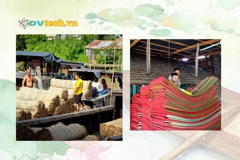 Những điểm nổi bật khác tại làng chiếu Định Yên