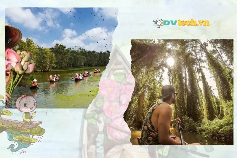 Những trải nghiệm không thể bỏ qua tại Khu du lịch sinh thái Gáo Giồng Đồng Tháp