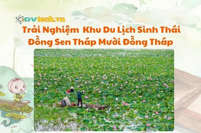 Trải Nghiệm Khu Du Lịch Sinh Thái Đồng Sen Tháp Mười Đồng Tháp