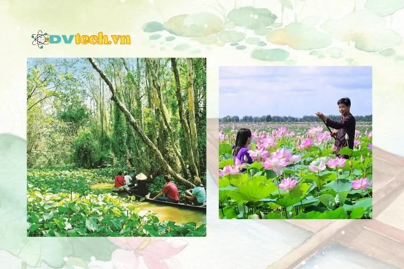 Vì sao nên lựa chọn Khu du lịch sinh thái Đồng Sen Tháp Mười cho chuyến đi tiếp theo?