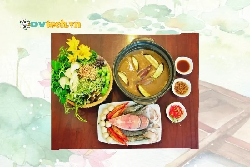 Địa điểm thưởng thức bông súng mắm kho Đồng Tháp ngon nhất