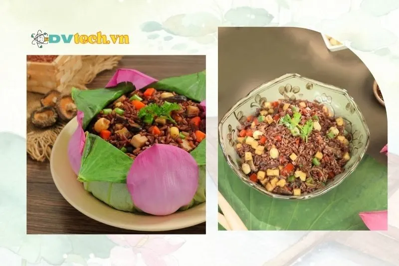 Những Biến Tấu Khác Của Cơm Gạo Lứt Hấp Lá Sen Đồng Tháp
