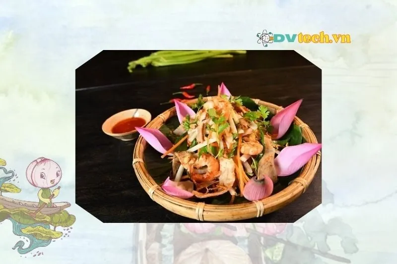So Sánh Gỏi Ngó Sen Đồng Tháp Với Gỏi Ngó Sen Các Vùng Khác
