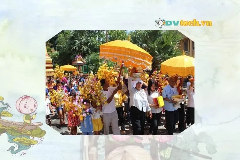 Các nghi lễ chính trong Tết Chol Chnam Thmay