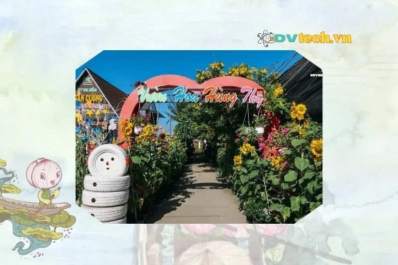 Hướng dẫn di chuyển đến Happy Land Hùng Thy Sa Đéc Đồng Tháp