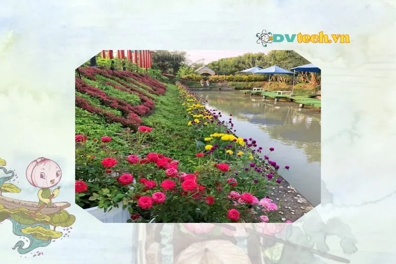 Khung cảnh thiên nhiên và không khí tại Tiên Định